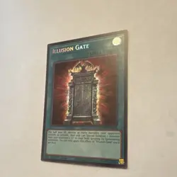 SECRET RARE Illusion Gate Spell Card 1st EditionMZM-EN023 - Image 1