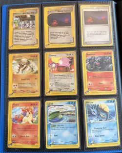 VINTAGE/Mid Era Pokemon Card Binder Lot - 100 Cards DMG-LP - Image 2
