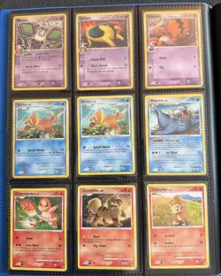 VINTAGE/Mid Era Pokemon Card Binder Lot - 100 Cards DMG-LP - Image 4