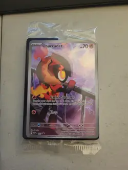 Pokemon Card Charcadet 022 Black Star Promo Phantasmal Flames SEALED - Image 1