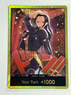 DON!! Card (Nico Robin) (Gold) Extra Booster: One Piece Heroines Edition Foil - Image 1