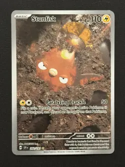 Stunfisk 202/191 (SSP) Surging Sparks NM Illustration Rare Pokemon Card - Image 1