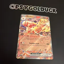 Pokemon - Blaziken ex - 024/159 - SV Journey Together - Half Art Card A4 - Image 2