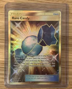 Pokemon Rare Candy Secret Rare Full Art Holo Trainer-Item Card 165/145 - Image 1