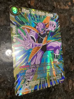 Ginyu The Reliable Captain P-019 GOLD STAMP Foil Dragon Ball Super Card Game NM - Image 3
