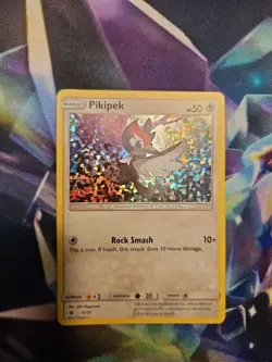 Pikipek 11/12 2017 McDonald's Exclusive Promo Pokemon Card Nintendo Holo - LP - Image 2