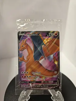 Charizard V SWSH050 SWSH: Sword & Shield Black Star Promo Card Holo SEALED NEW - Image 1