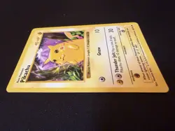 Pokemon Pikachu TCG Base Set Shadowless Common Card 58/102 Red Cheeks HP - Image 4