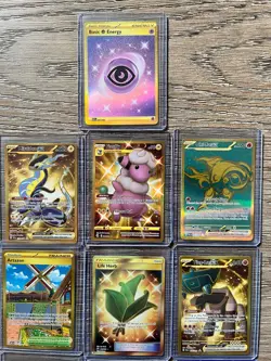Pokemon TCG Card Lot #8 - 10 Card Lot - Gold Cards - Multiple Sets - Image 2