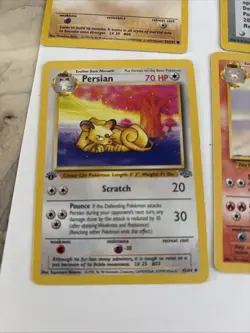 Lot of Vintage pokemon with 1st edition Jungle Pikachu +Shadowless cards. - Image 5