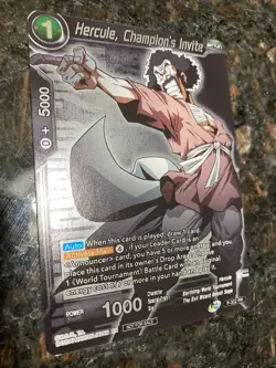 Hercule Champions Invite 2021 Championship Foil Dragon Ball Super Card Game | NM - Image 3
