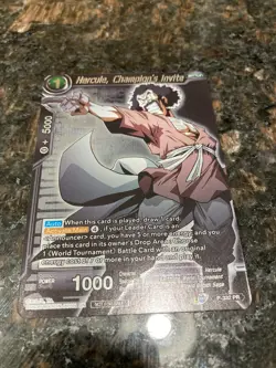 Hercule Champions Invite 2021 Championship Foil Dragon Ball Super Card Game | NM - Image 4