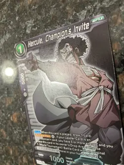 Hercule Champions Invite 2021 Championship Foil Dragon Ball Super Card Game | NM - Image 5