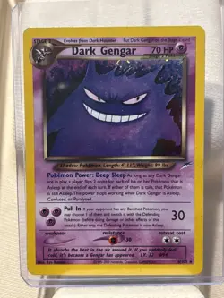 Pokemon TCG Neo Destiny Dark Gengar Holo Card 6/105 - Image 4