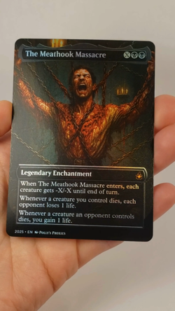 The Meathook Massacre FOIL Proxy Playtest Card with Custom Fantasy Art - Image 2