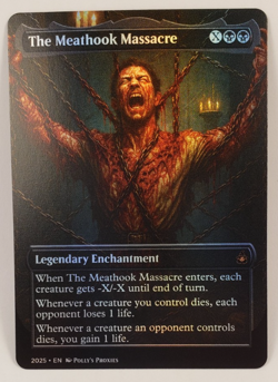The Meathook Massacre FOIL Proxy Playtest Card with Custom Fantasy Art - Image 3