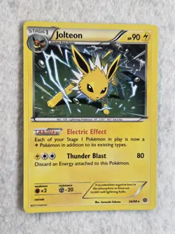 2015 Jolteon COSMOS HOLO PROMO XY Ancient Origins 26/98 Pokemon card TCG LP/MP - Image 1