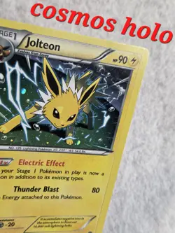 2015 Jolteon COSMOS HOLO PROMO XY Ancient Origins 26/98 Pokemon card TCG LP/MP - Image 2