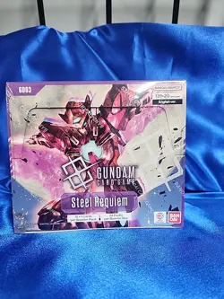Gundam Card Game Booster Box Steel Requiem GD03 English. - Image 1