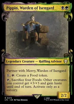 MTG PIPPIN, WARDEN OF ISENGARD SHOWCASE SCROLL The Lord of the Rings NM - Image 1
