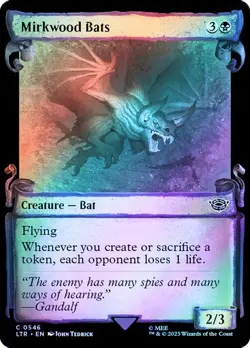 Mirkwood Bats Foil Showcase The Lord of the Rings NM MTG - Image 1