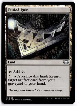 Buried Ruin NM EOC Commander: Edge of Eternities MTG - Image 1
