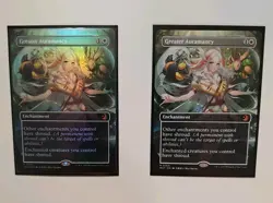 Greater Auramancy (Anime Borderless) Wilds of Eldraine: Enchanting Tales Foil - Image 1