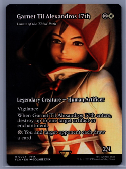 Garnet Til Alexandros 17th -Loran of the Third Path (Showcase) MTG Final Fantasy - Image 1