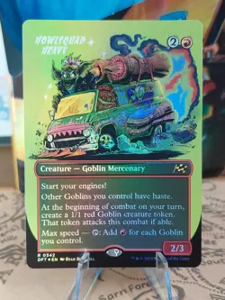 Howlsquad Heavy (Borderless Foil) Rare MTG Aetherdrift - Image 1