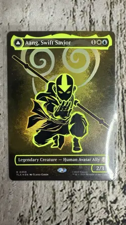 Aang, Swift Savior (Borderless) (Neon Ink Foil) Avatar: The Last Airbender Foil - Image 1