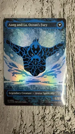Aang, Swift Savior (Borderless) (Neon Ink Foil) Avatar: The Last Airbender Foil - Image 2