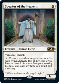 MTG Core Set 2021 - Speaker of the Heavens - Image 1
