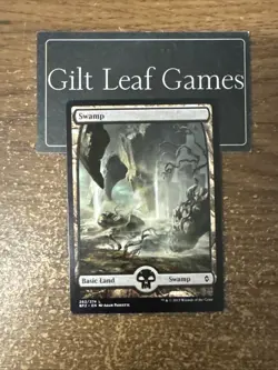 MTG*Full Art Swamp (262) Basic Land*(NM) Battle for Zendikar Up To 50% Discount - Image 1