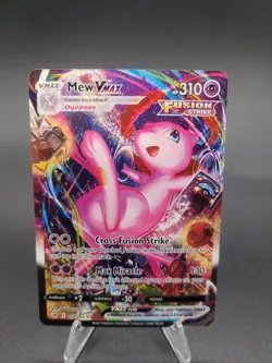 Pokemon TCG Fusion Strike Mew VMAX #269/264 Alternate Full Art Secret Rare - Image 1