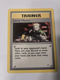 Pokemon Trainer Secret Mission 118/132 Unlimited Uncommon - Image 1