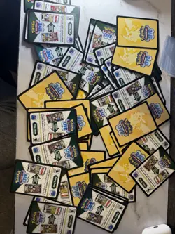 55x Pokemon TCG Live Code Cards Unused *Ebay Message Delivery* - Image 1