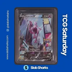 2022 POKEMON SWORD & SHIELD GO #072/078 MEWTWO V RARE - Image 1