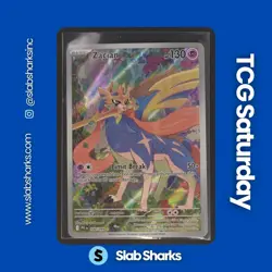 2025 POKEMON PHANTASMAL FLAMES #100/094 ZACIAN ILLUSTRATION RARE - Image 1