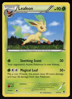 Leafeon 7/111 Rare Furious Fists Pokemon - Image 1