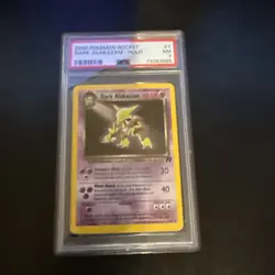 2000 Pokemon Rocket Dark Alakazam Holo NM PSA 7 Trading Card - Image 1
