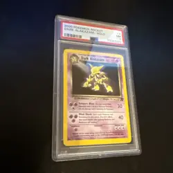 2000 Pokemon Rocket Dark Alakazam Holo NM PSA 7 Trading Card - Image 2