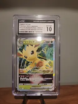 Leafeon VSTAR Cgc 10 GEM MINT 2022 Collection Box Promo #269 Japanese Pokemon - Image 1