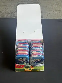 Pokemon Ascended Heroes Mini Tin Display 10 Sealed Tins Open Display - Image 2