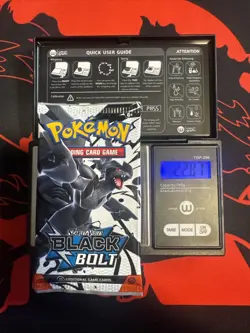 22.87g Heavy - Pokemon TCG S&V - Black Bolt Booster Pack! Semi GOD U - Image 1