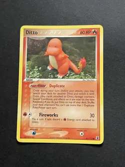 🔥Ditto Charmander🔥 Pokemon TCG 2005 Delta Species 61/113 - Image 1