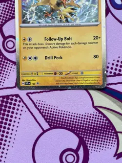 Pokemon TCG - Zapdos SVP 157 - Black Star Promo - Cosmos Holo - NM/M - Image 2