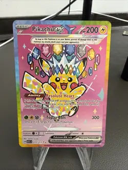 Pokemon TCG Pikachu EX 277/217 Ascended Heroes SIR NM - Image 1