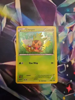 Chespin Cosmos Holo Black Star Promo XY88 - Pokemon TCG XY -LP - Image 1