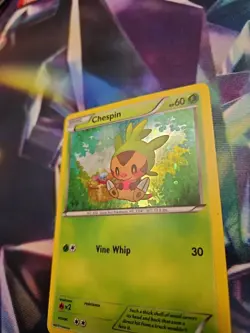 Chespin Cosmos Holo Black Star Promo XY88 - Pokemon TCG XY -LP - Image 3