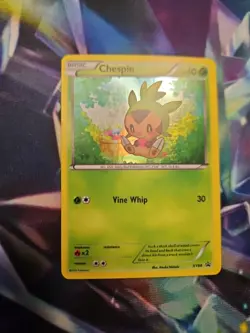Chespin Cosmos Holo Black Star Promo XY88 - Pokemon TCG XY -LP - Image 5